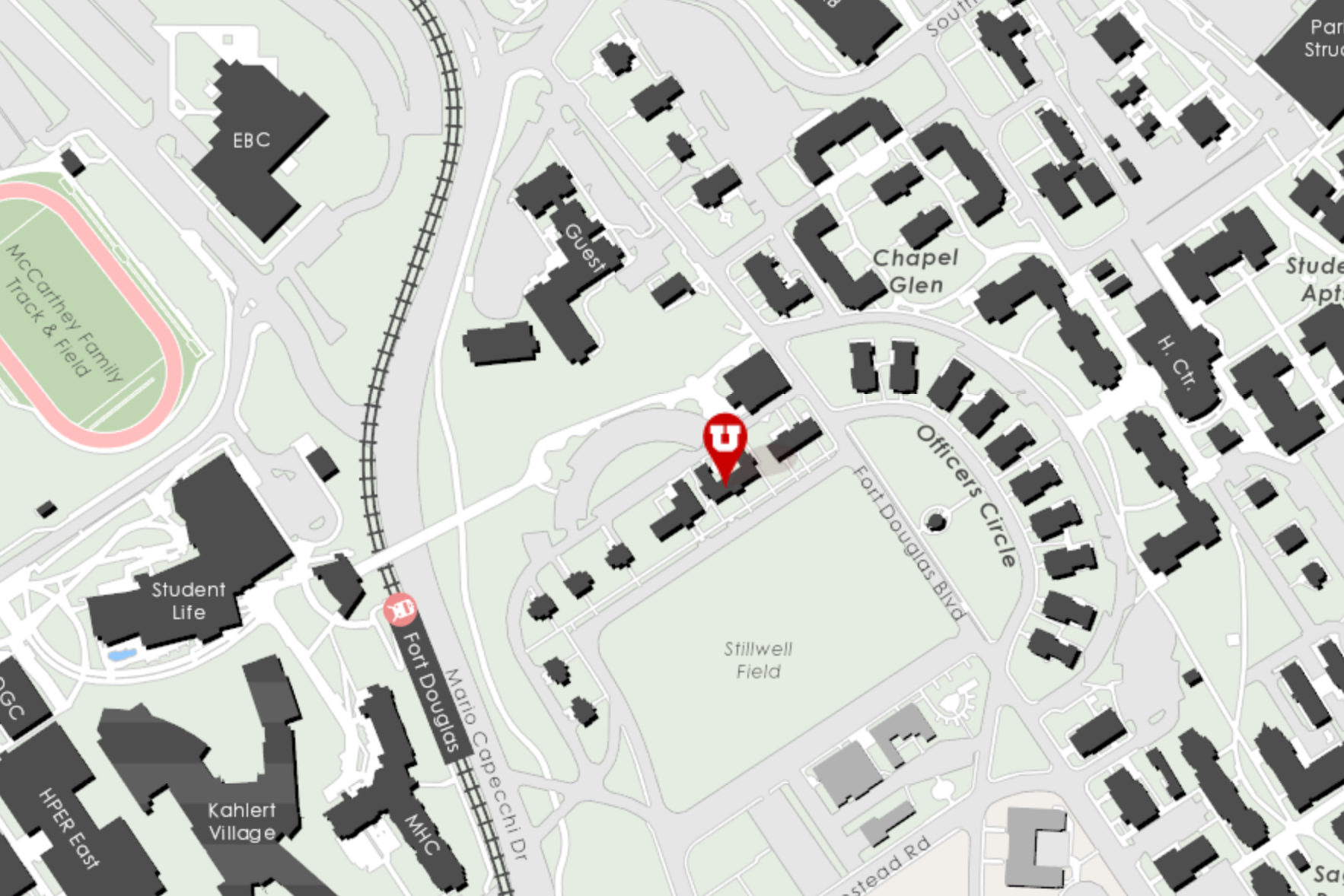 Honors College on the Campus Map