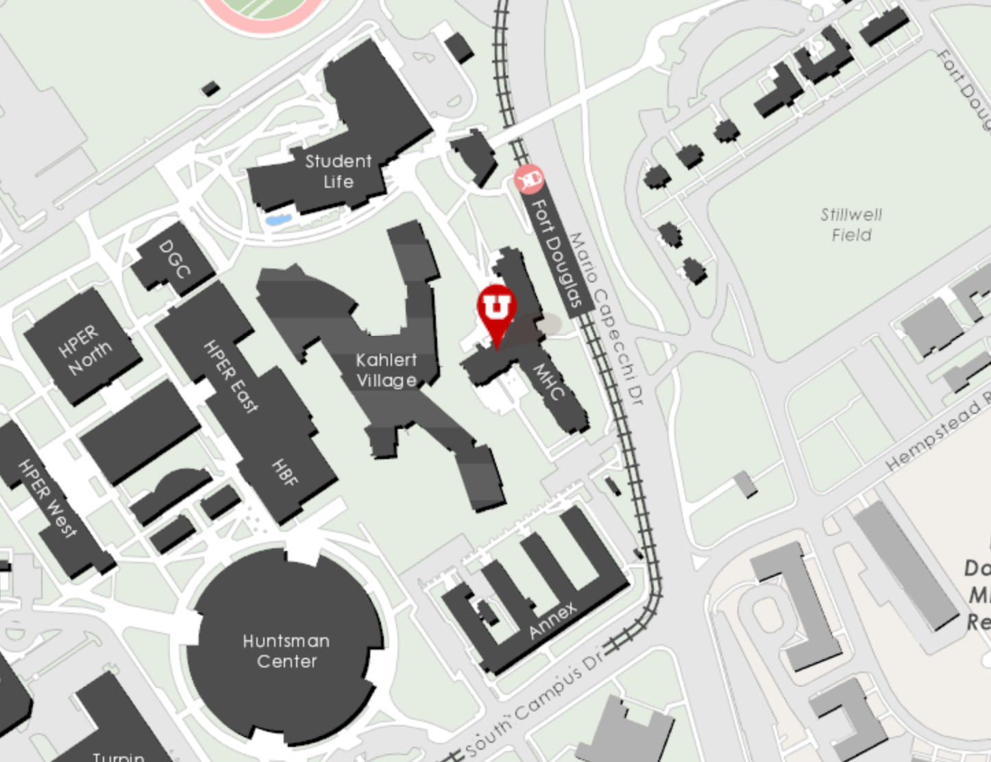 MHC on the Campus Map