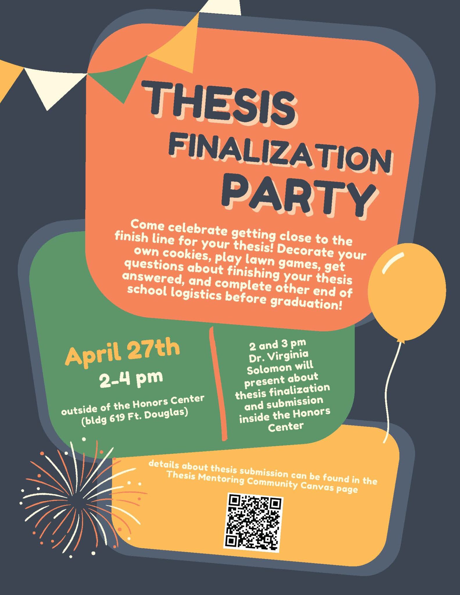 thesis dissertation celebration