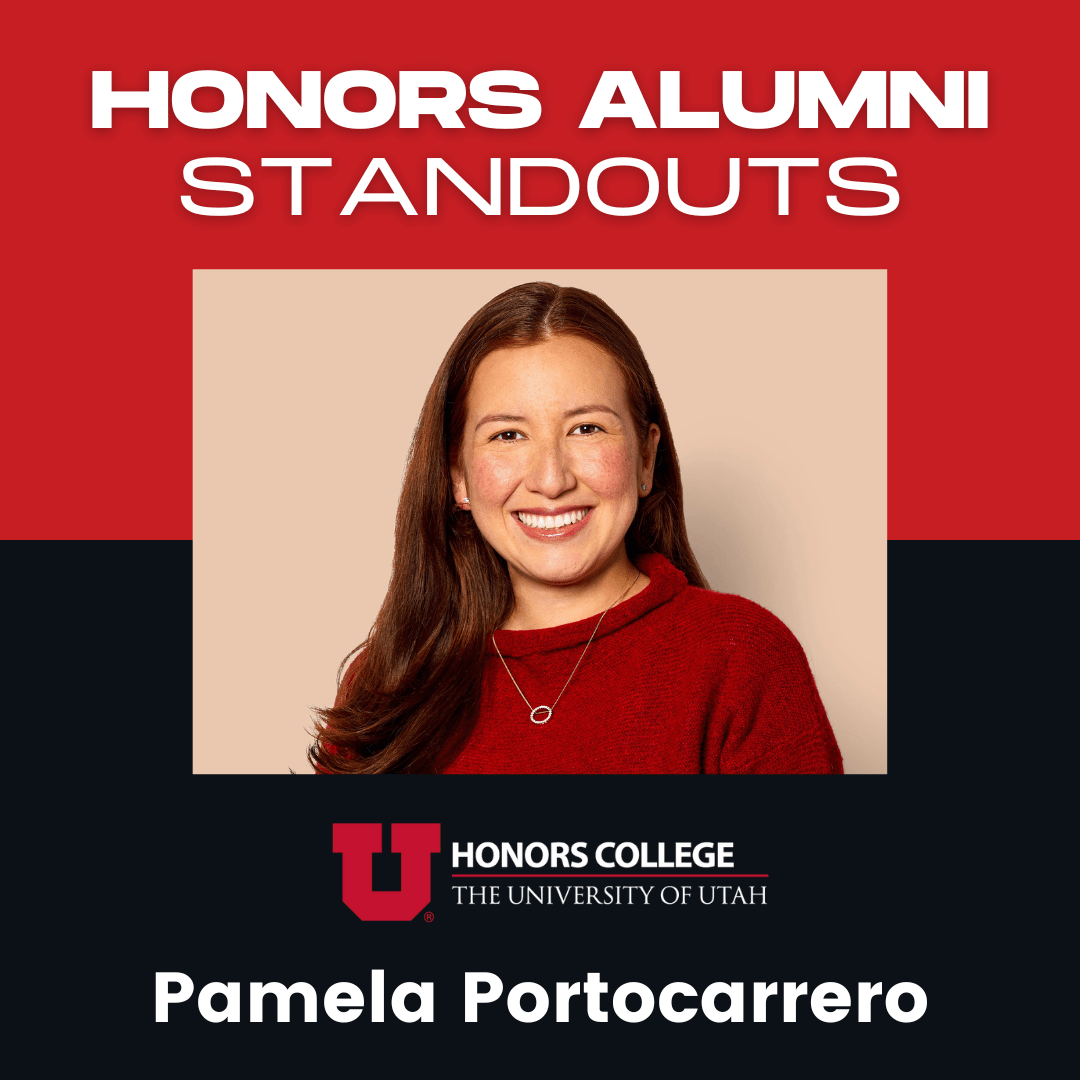 Honors Alumni Standout Pamela Portocarrero